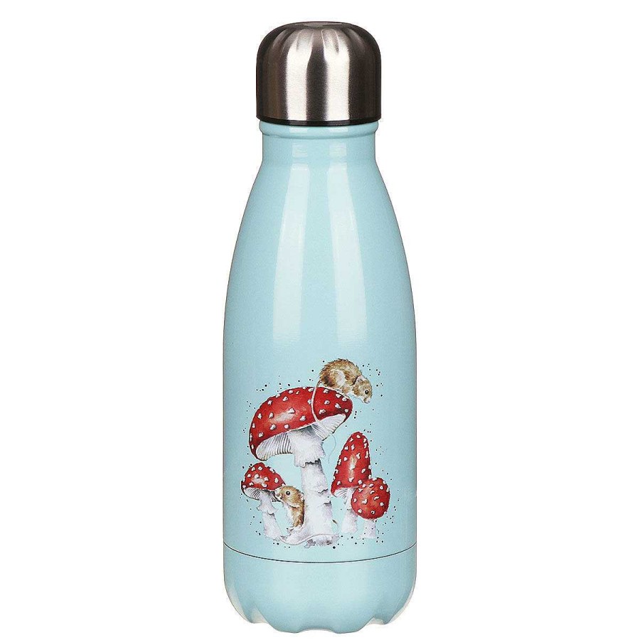 Travel | Wrendale Wrendale 'He'S A Fun-Gi' Mouse 260Ml Water Bottle