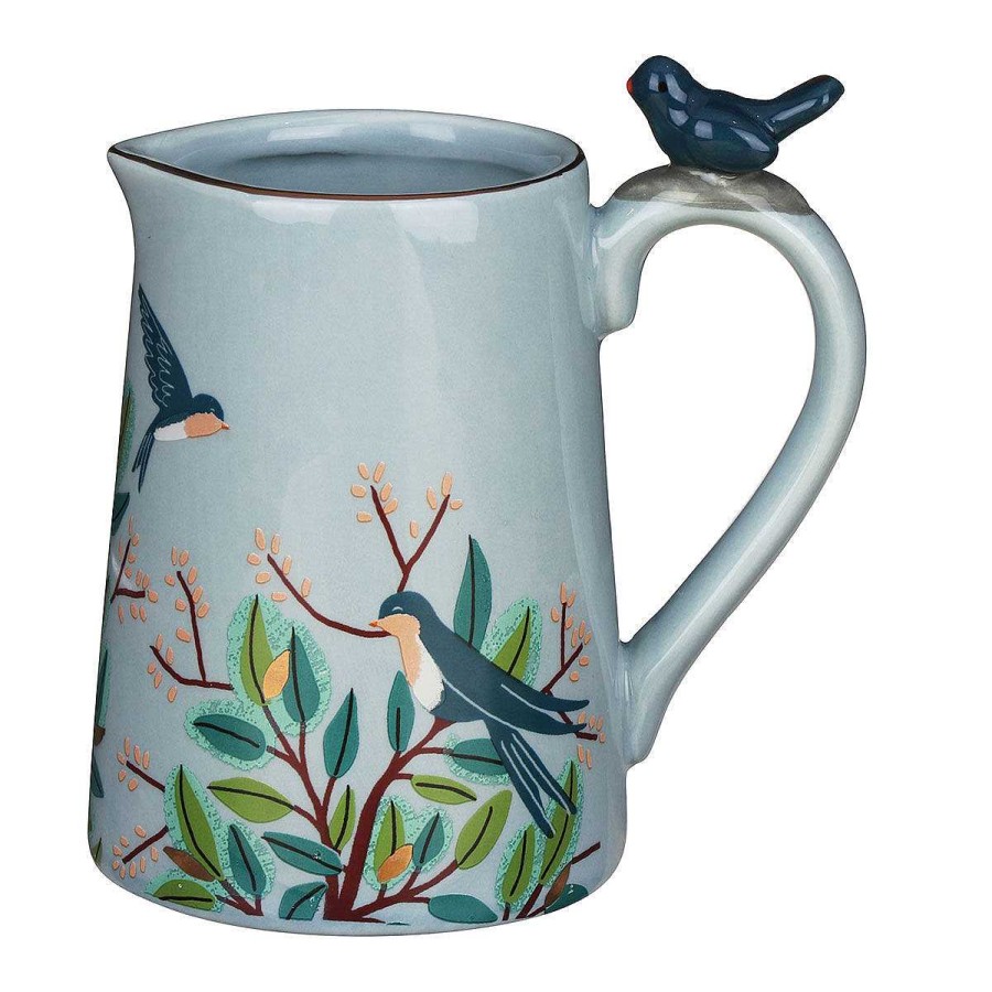 Jugs | House Of Disaster House Of Disaster Secret Garden Bird Jug