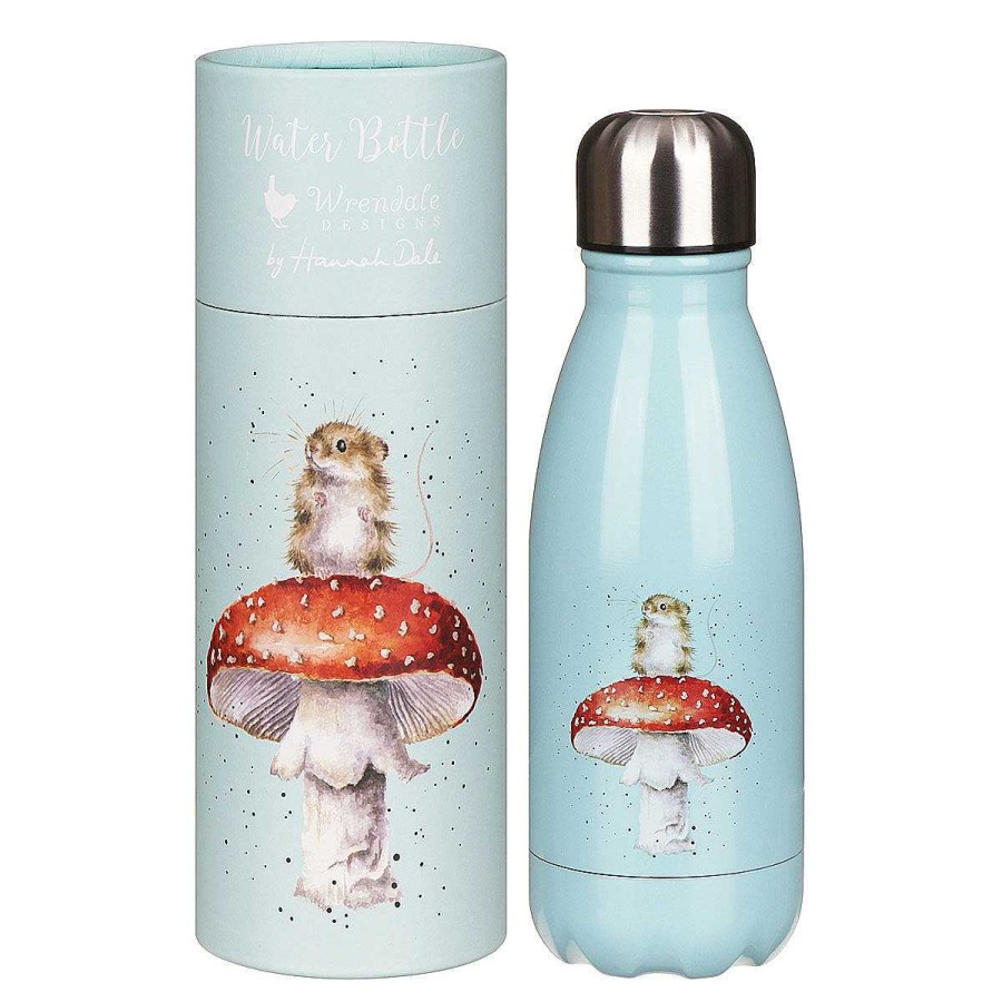 Travel | Wrendale Wrendale 'He'S A Fun-Gi' Mouse 260Ml Water Bottle