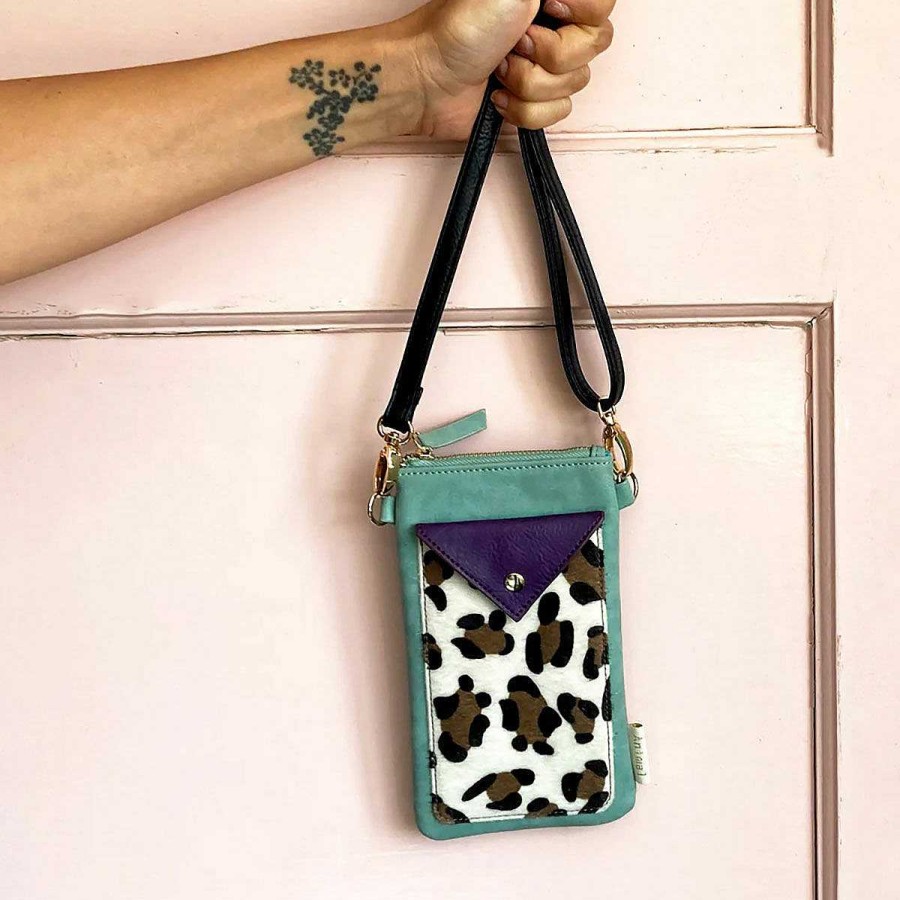 Wallets & Purses | House Of Disaster House Of Disaster Leopard Animal Print Phone Wallet Bag