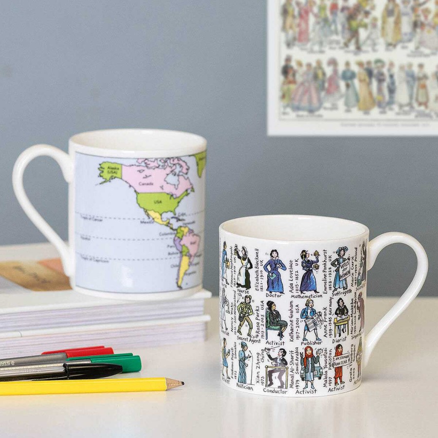 Daughter | McLaggan Smith Mclaggan Smith Picturemaps Women Who Changed The World 350Ml Mug