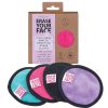 Face & Lips | Danielle Creations Danielle Creations Bright Erase Your Face Set Of 4 Reusable Makeup Removing Round Pads