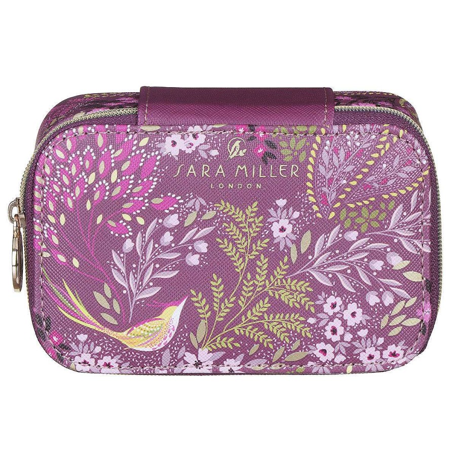 Jewellery Organisers | Sara Miller Sara Miller Haveli Garden Plum Songbird Jewellery Case