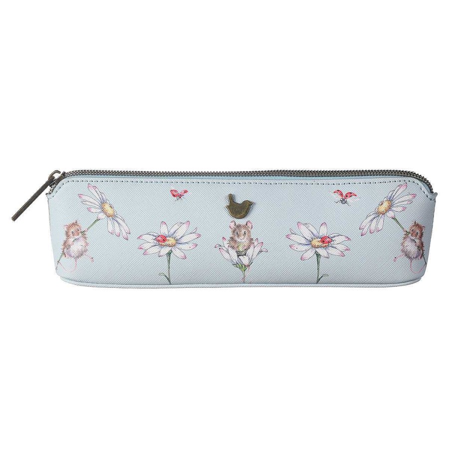 Pencil Cases | Wrendale Wrendale 'Oops A Daisy' Mouse Pencil Case/Brush Bag