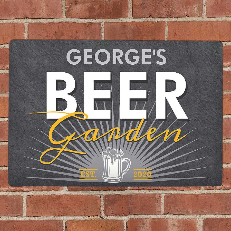 Dad | Temptation Gifts Personalised Beer Garden Metal Sign