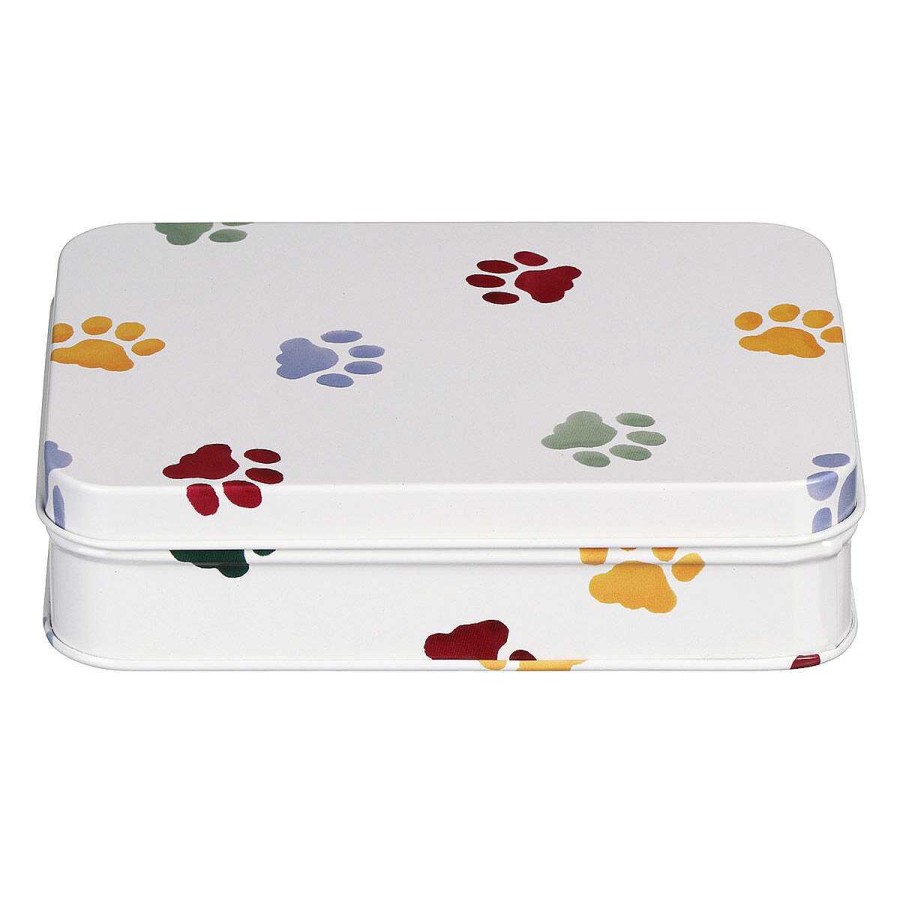 Storage Tins | Emma Bridgewater Emma Bridgewater Polka Paws Small Rectangular Tin