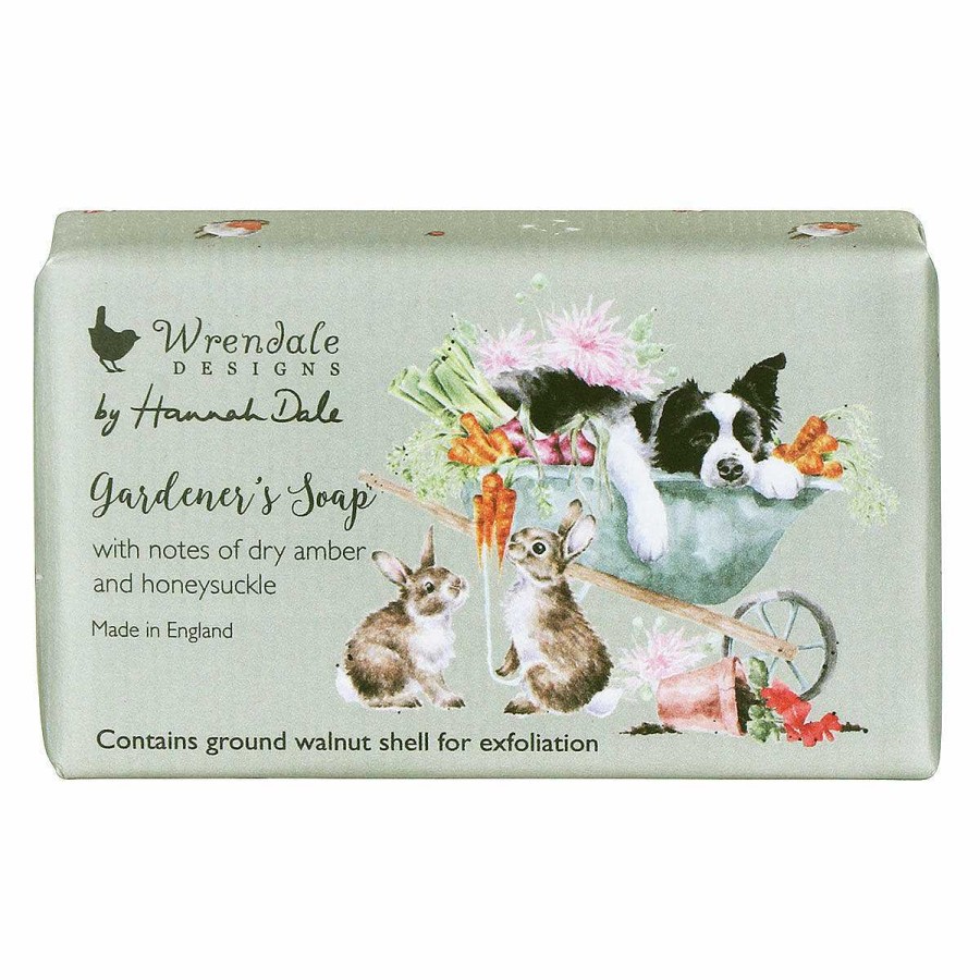 Hands & Feet | Wrendale Wrendale Dry Amber & Honeysuckle 190G Gardener'S Soap Bar