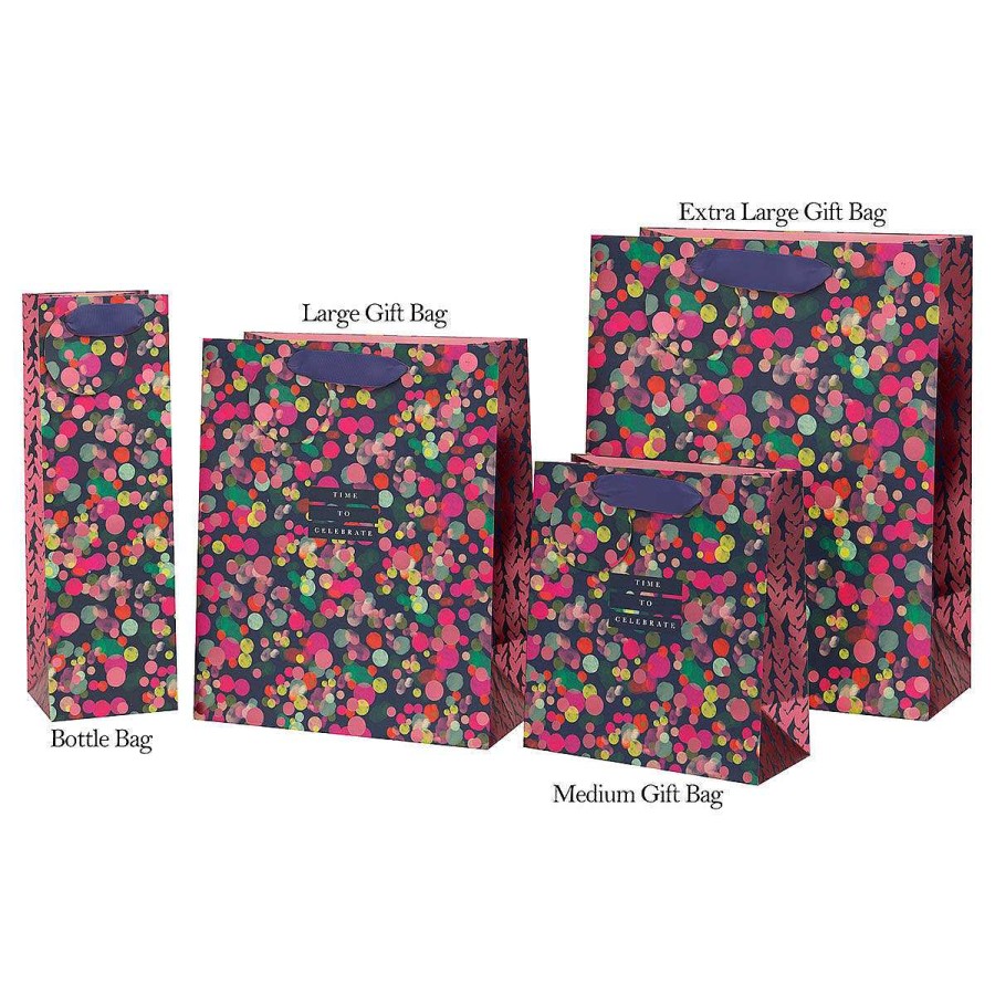 Large Gift Bags | Glick Glick Stephanie Dyment Celebration Fizz Large Gift Bag