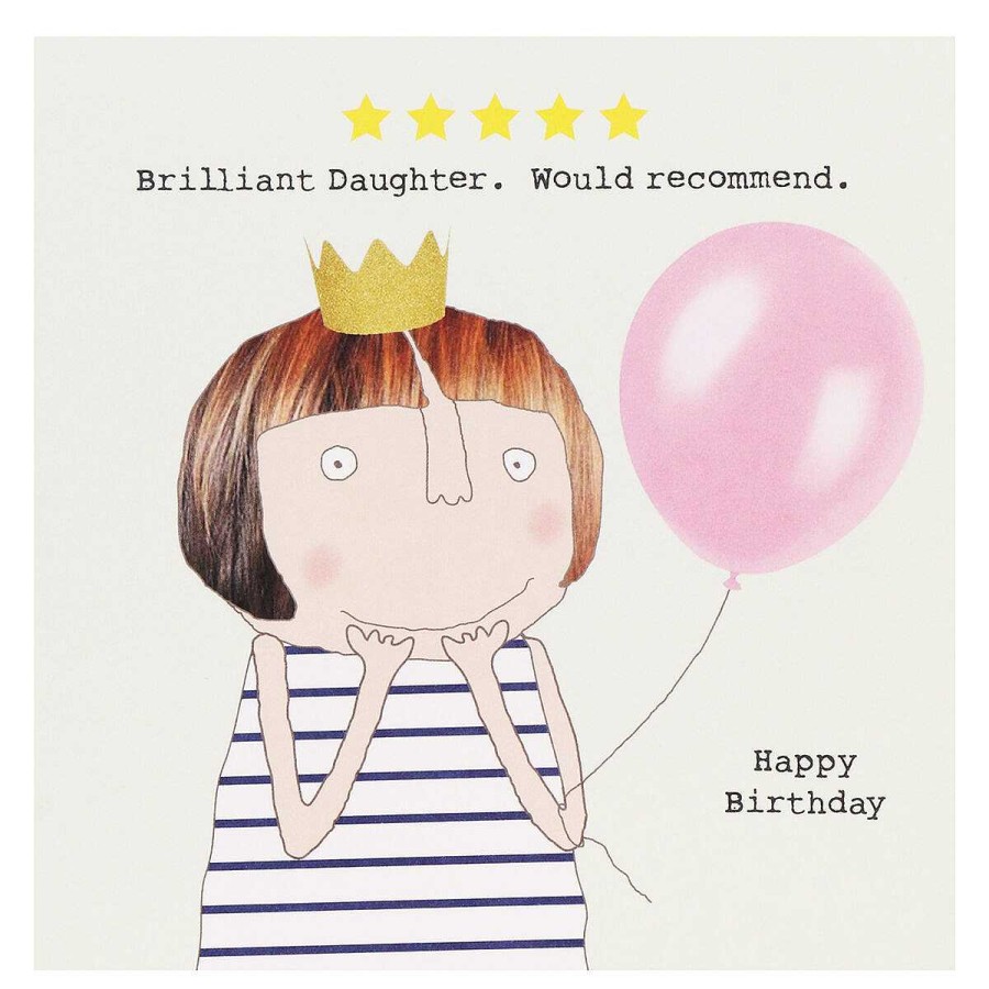 By Recipient | Rosie Made A Thing Rosie Made A Thing Five Star Daughter Birthday Card