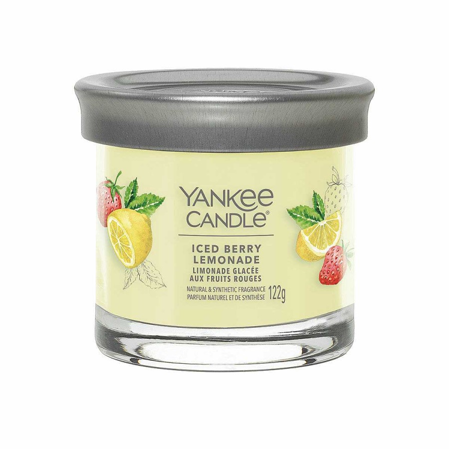 Glass Candles | Yankee Candle Yankee Candle Iced Berry Lemonade Signature Small Tumbler Candle