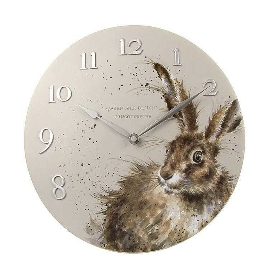 Clocks & Alarms | Wrendale Wrendale Hare Wall Clock