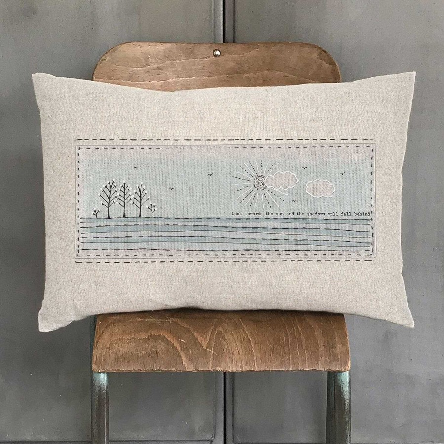 Soft Furnishings | East of India East Of India 'Look Towards The Sun' Embroidered Cushion