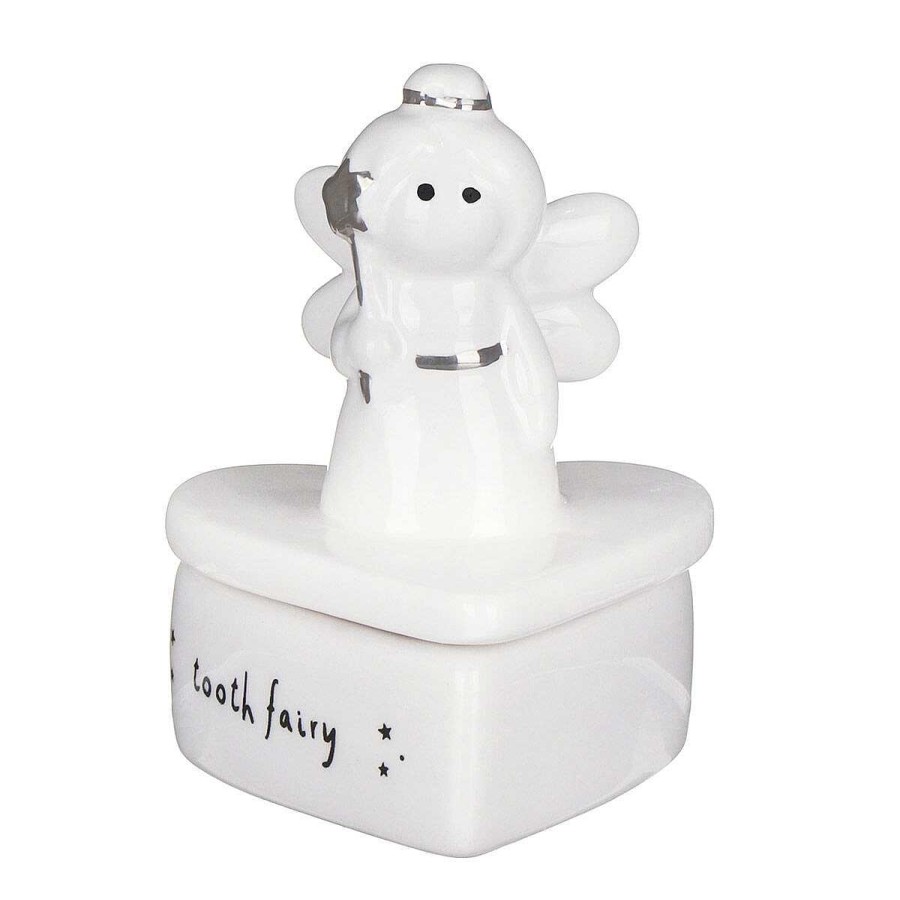 Keepsake Boxes | CGB Giftware Cgb Giftware 'Send With Love' Ceramic Tooth Fairy Pot