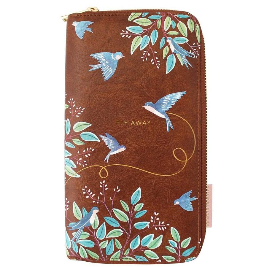 Travel Accessories | House Of Disaster House Of Disaster Secret Garden Bird Travel Wallet