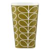 Lunch & Picnic | Orla Kiely Orla Kiely Linear Stem Dark Moss Bamboo Tumbler