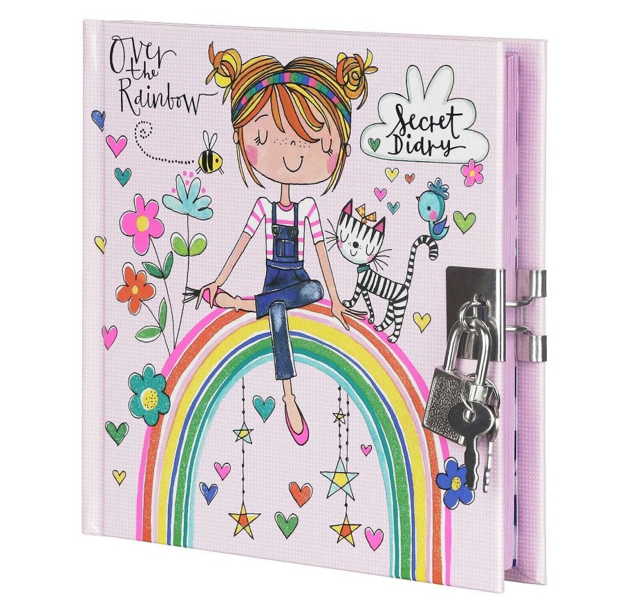 Stationery | Rachel Ellen Rachel Ellen Over The Rainbow Secret Diary