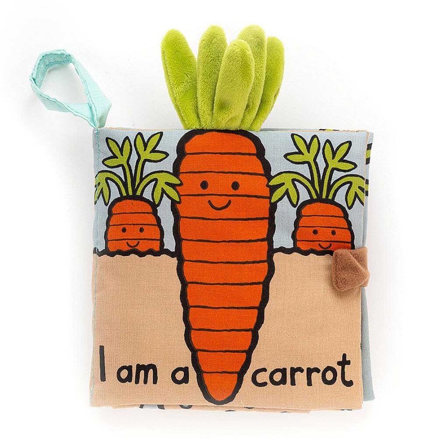 Children'S Books | Jellycat Jellycat I Am A Carrot Fabric Book