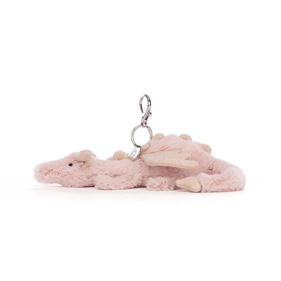 Keyrings & Bag Charms | Jellycat Jellycat Rose Dragon Bag Charm