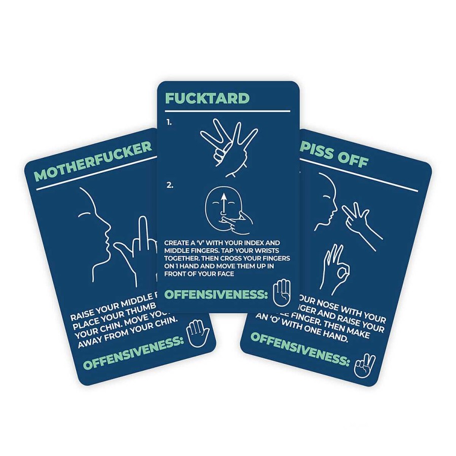 Toys & Games | Gift Republic Gift Republic How To Swear In Sign Language Cards