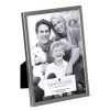 Photo Frames | Temptation Temptation Silver-Plated Narrow Edge Bobble Photo Frame 5X7