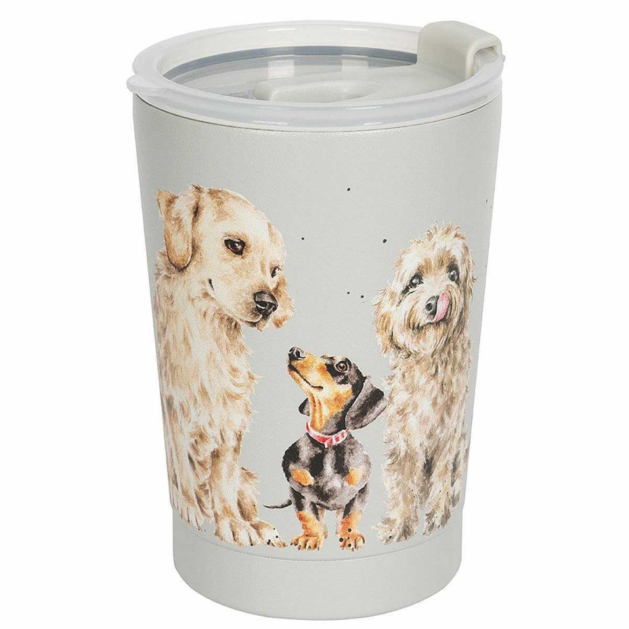 Travel Mugs | Wrendale Wrendale 'A Dog'S Life' Dog Thermal Travel Cup