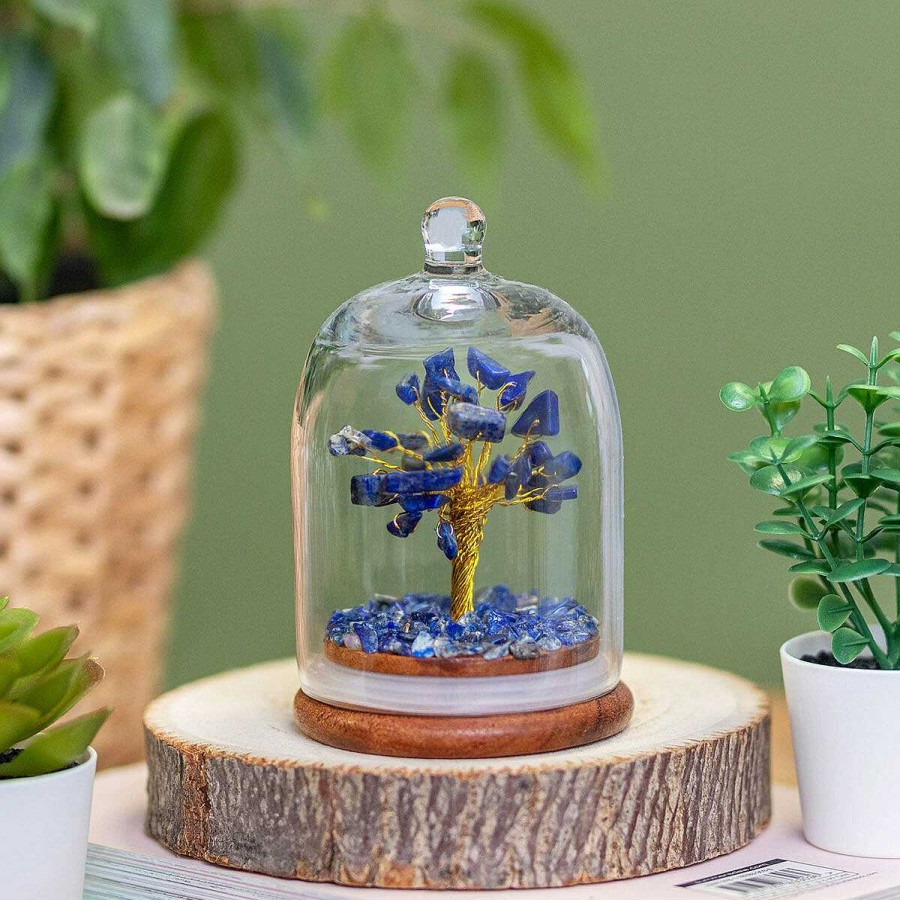 Gemstone Trees | Widdop & Co Widdop & Co Lapis Gemstone Dome Tree