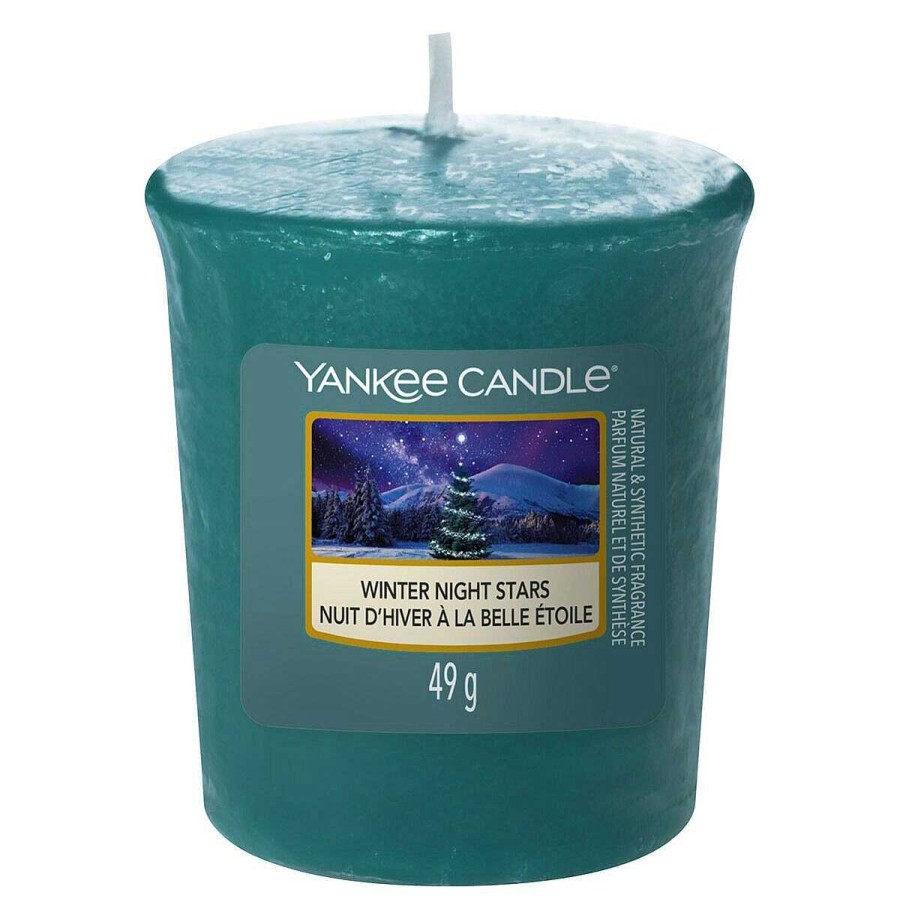 Votive Candles | Yankee Candle Yankee Candle Winter Night Stars Sampler Votive Candle