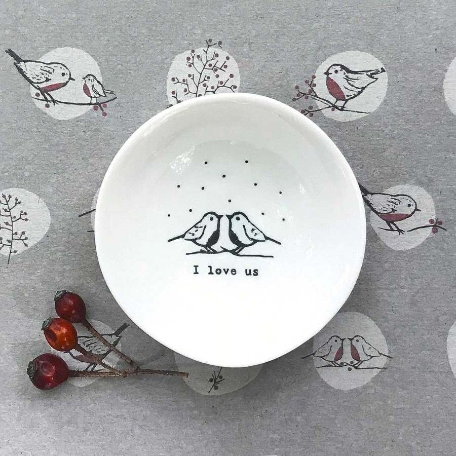 Jewellery Organisers | East of India East Of India 'I Love Us' Small Wobbly Bowl