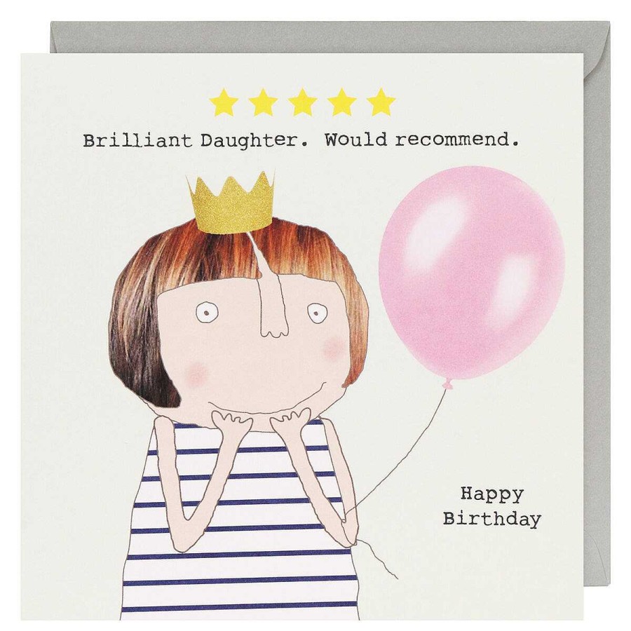 By Recipient | Rosie Made A Thing Rosie Made A Thing Five Star Daughter Birthday Card