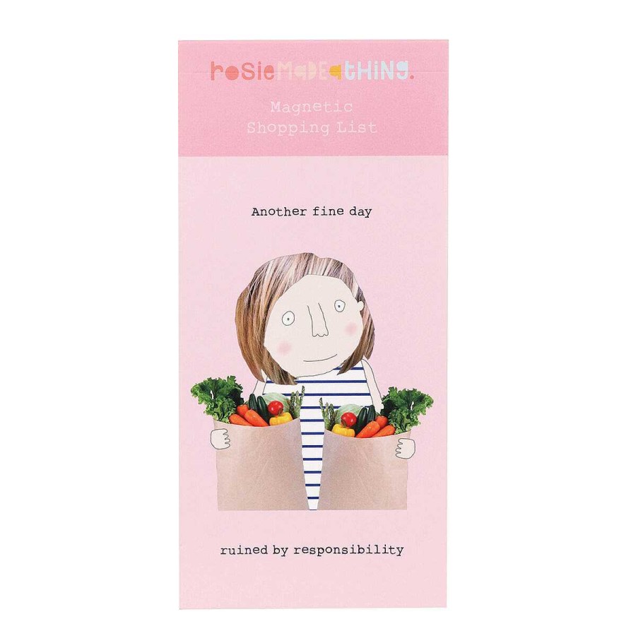 Magnetic Fridge Pads | Rosie Made A Thing Rosie Made A Thing Fine Day Magnetic Shopping List Pad