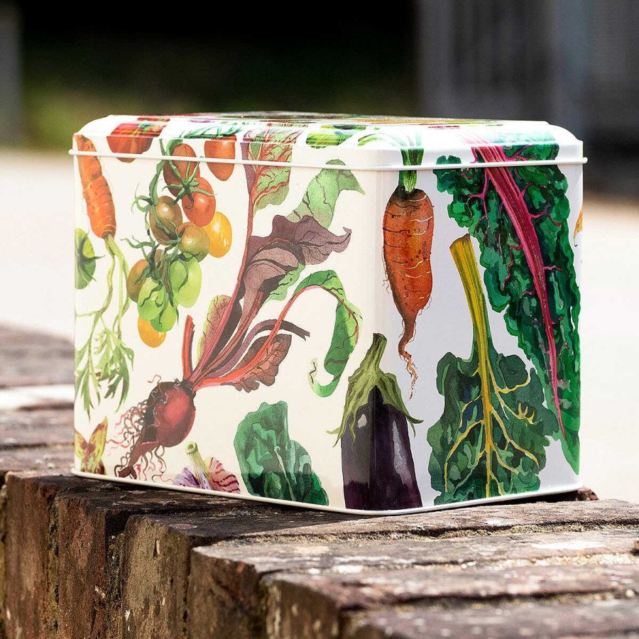 For The Home | Emma Bridgewater Emma Bridgewater Vegetable Garden Large Rectangular Tin