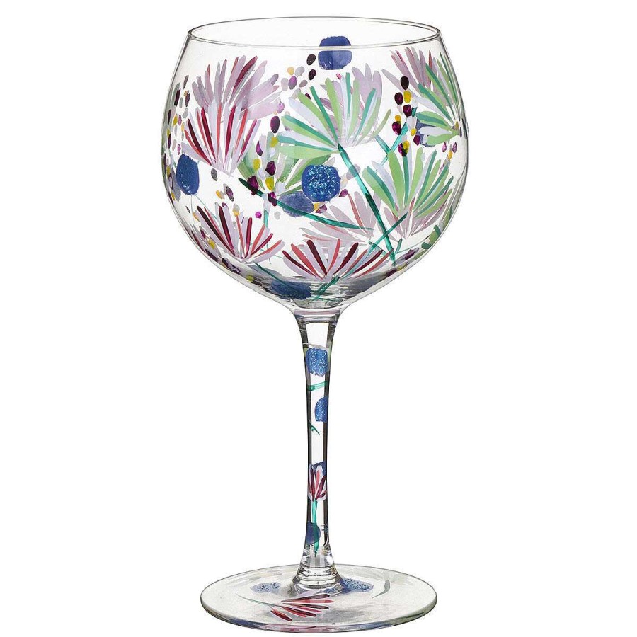 Glassware | Lynsey Johnstone Lynsey Johnstone Meadow Thistles Gin Glass