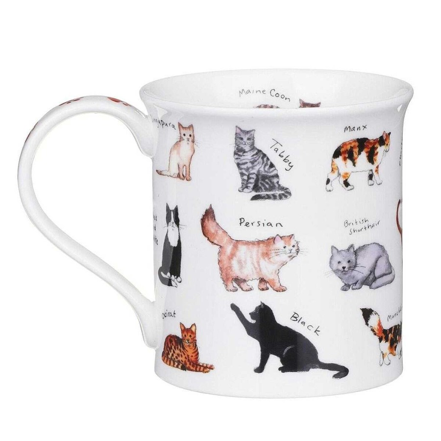 Pet Accessories | Dunoon Dunoon Animal Breeds Cat Bute Shape Mug