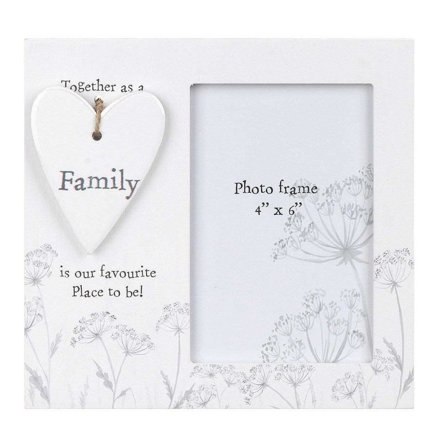 Photo Frames | Langs Langs 'Together As A Family' Heart Charm 4X6 Photo Frame