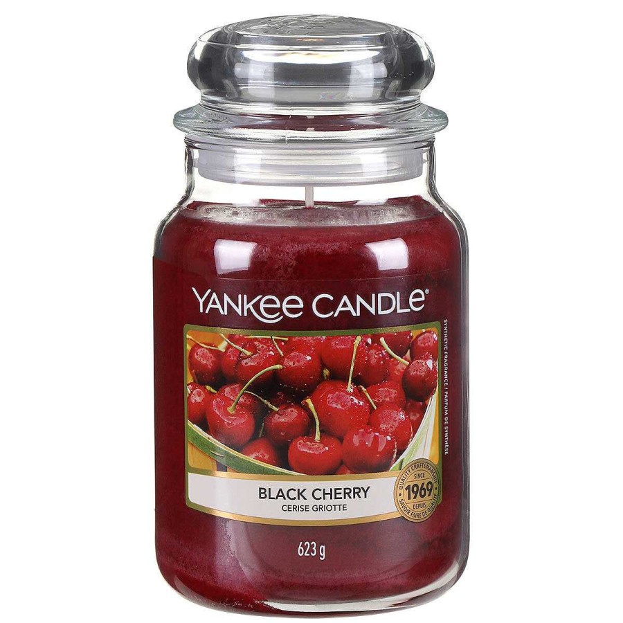 Jar Candles | Yankee Candle Yankee Candle Black Cherry Large Jar Candle