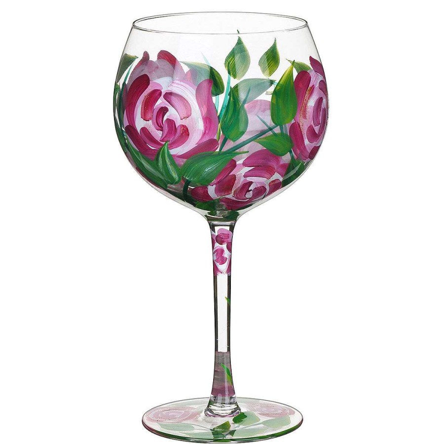 Glassware | Lynsey Johnstone Lynsey Johnstone Roses Gin Glass