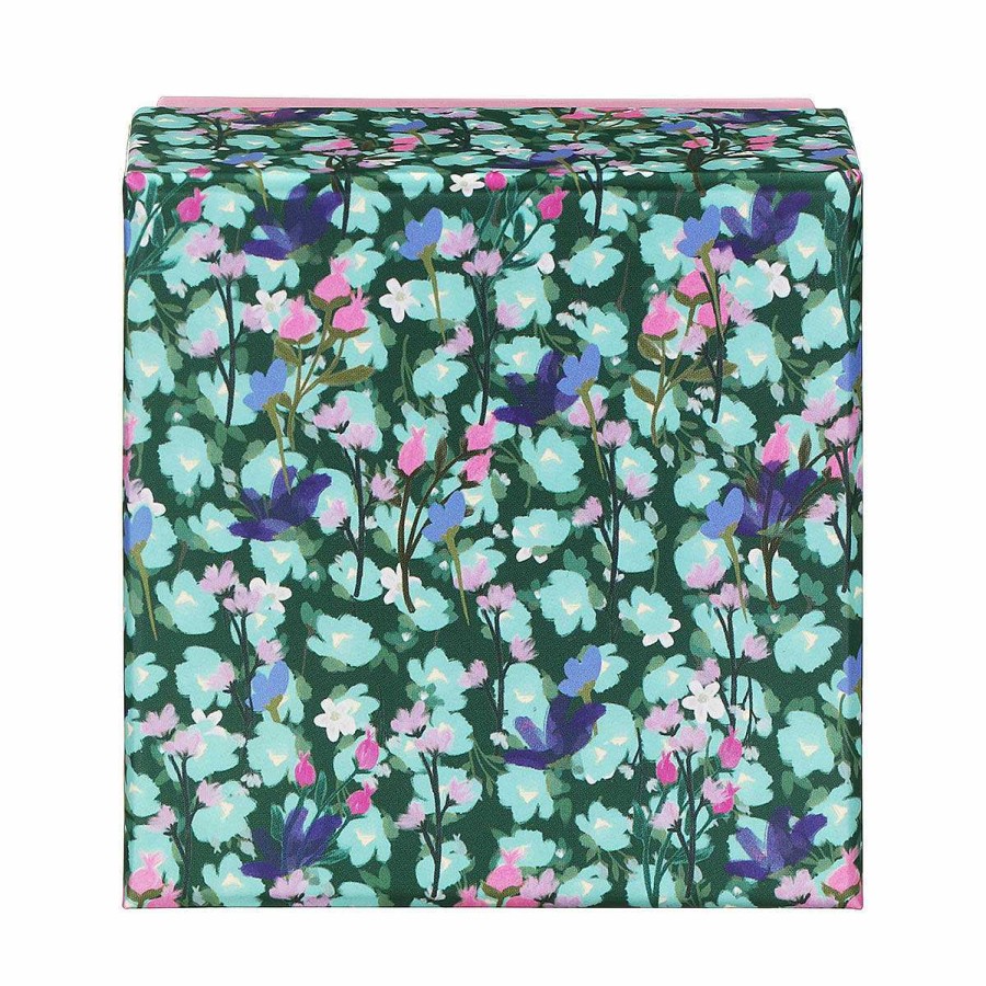 Gift Boxes | Glick Glick Green Floral Meadow Medium Gift Box