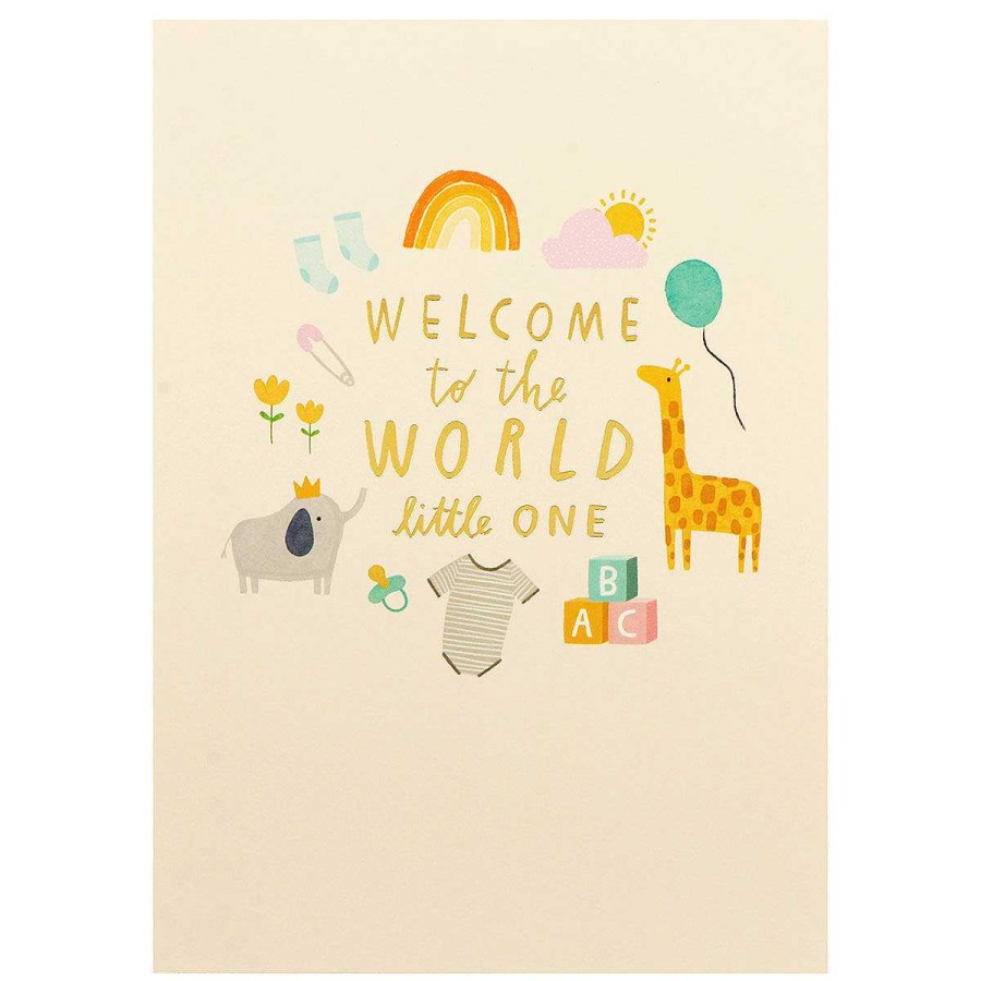 New Baby | Paperlink Paperlink First Chapter Welcome To The World New Baby Card