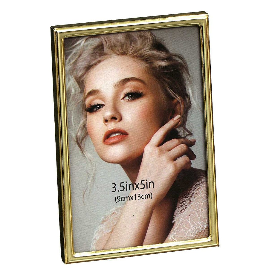 Photo Frames | Temptation Temptation Gold Narrow Edge Frame 3.5X5