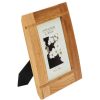 Photo Frames | Widdop & Co Widdop & Co Cross Oak Finish Wooden 7 X 5 Photo Frame