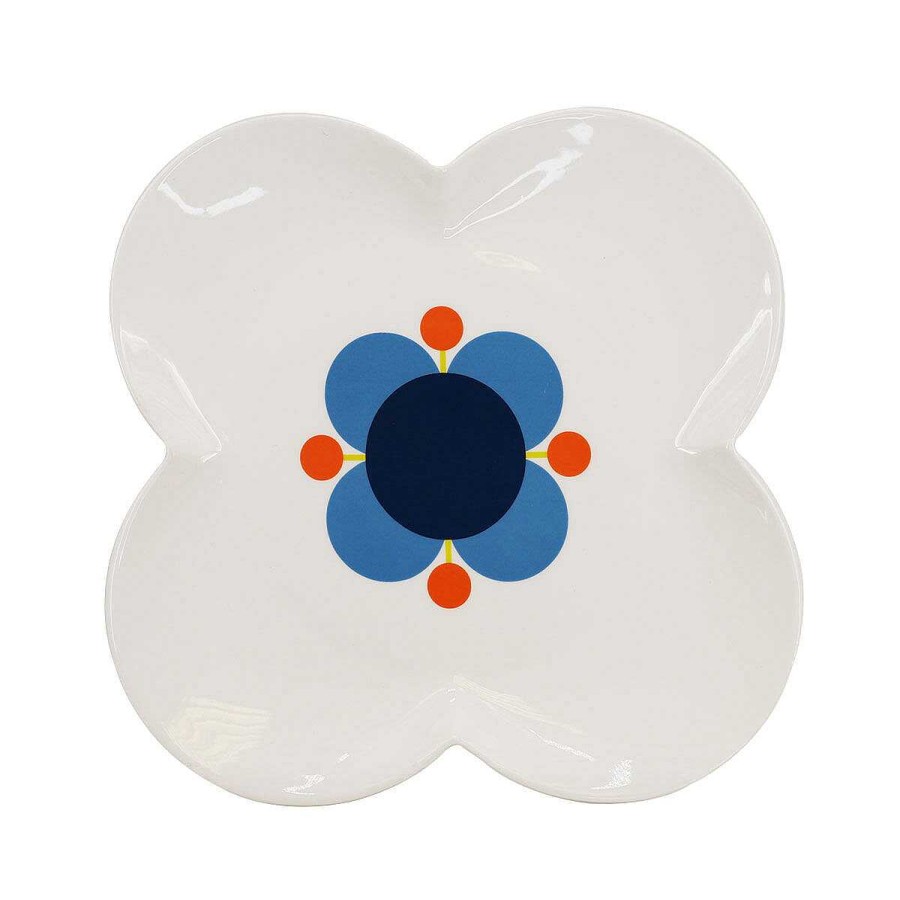 Plates | Orla Kiely Orla Kiely Flower Shaped Platter