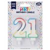 Party Candles | Eurowrap Eurowrap 21St Birthday Candle