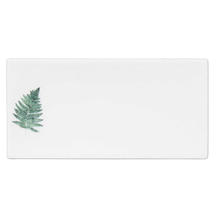 Soaps | Toasted Crumpet Toasted Crumpet 'Fern' Rectangular Soap Dish