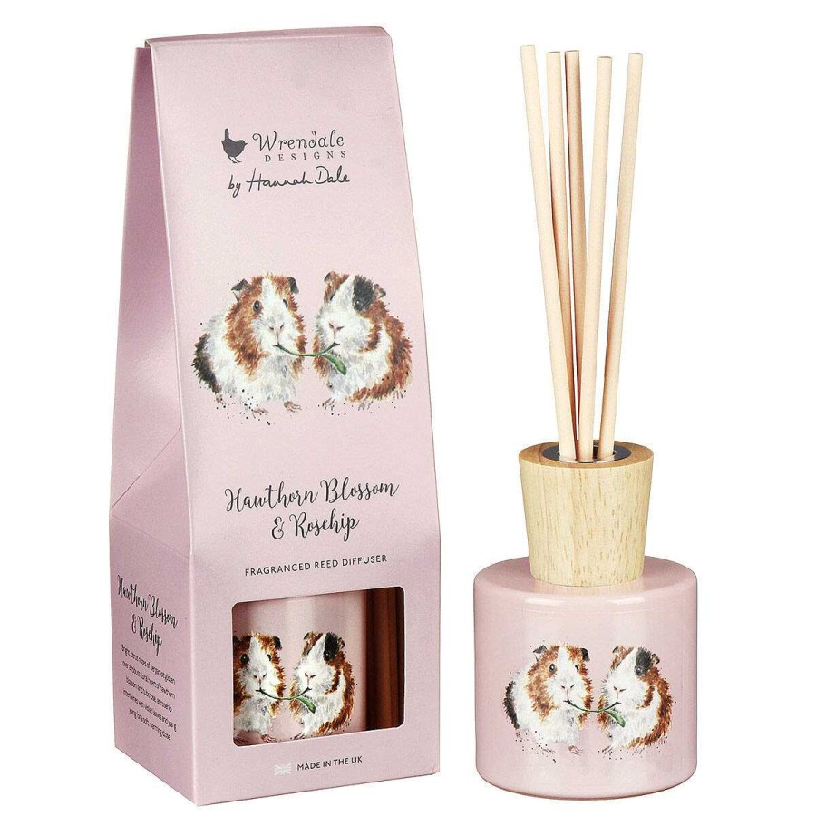 Reed Diffusers | Wrendale Wrendale 'Lettuce Be Friends' Hedgerow Guinea Pig Reed Diffuser