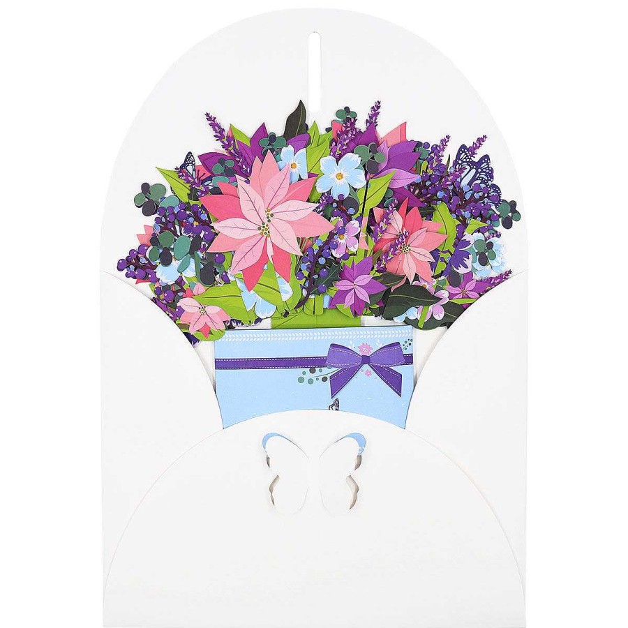 Floral Cards | Origamo Origamo Florever 'Romantic' Large Pop-Up Flower Bouquet Card