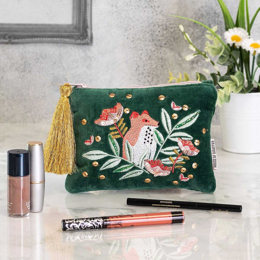 Make Up Bags | House Of Disaster House Of Disaster Secret Garden Fox Purse