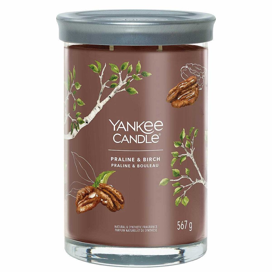 Glass Candles | Yankee Candle Yankee Candle Praline & Birch Signature Large Tumbler Candle