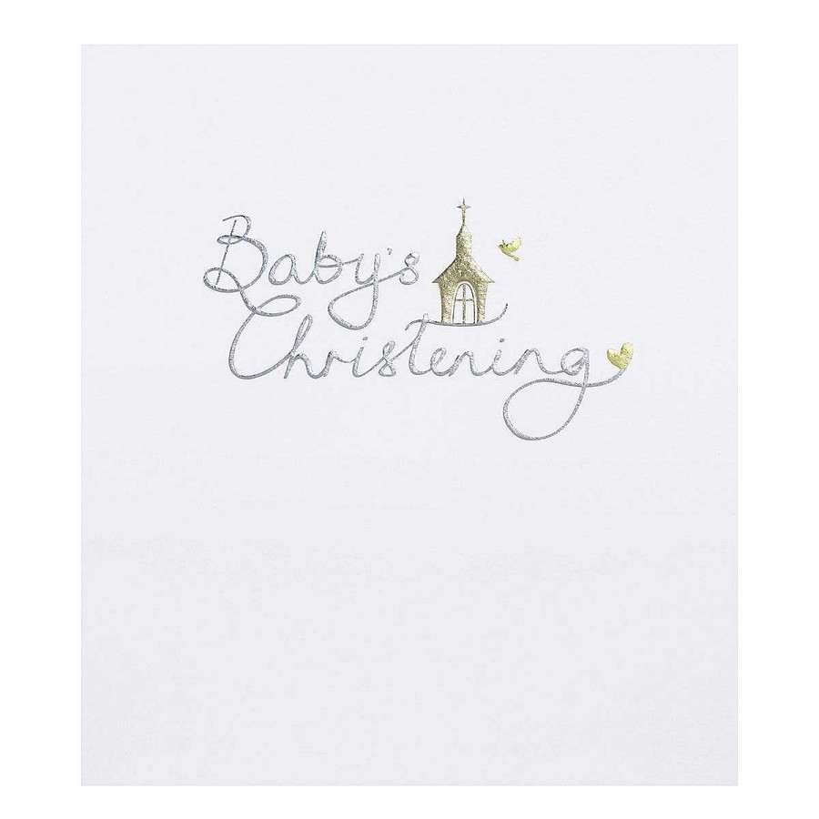 Christening | Paperlink Paperlink Mimosa Baby'S Christening Card