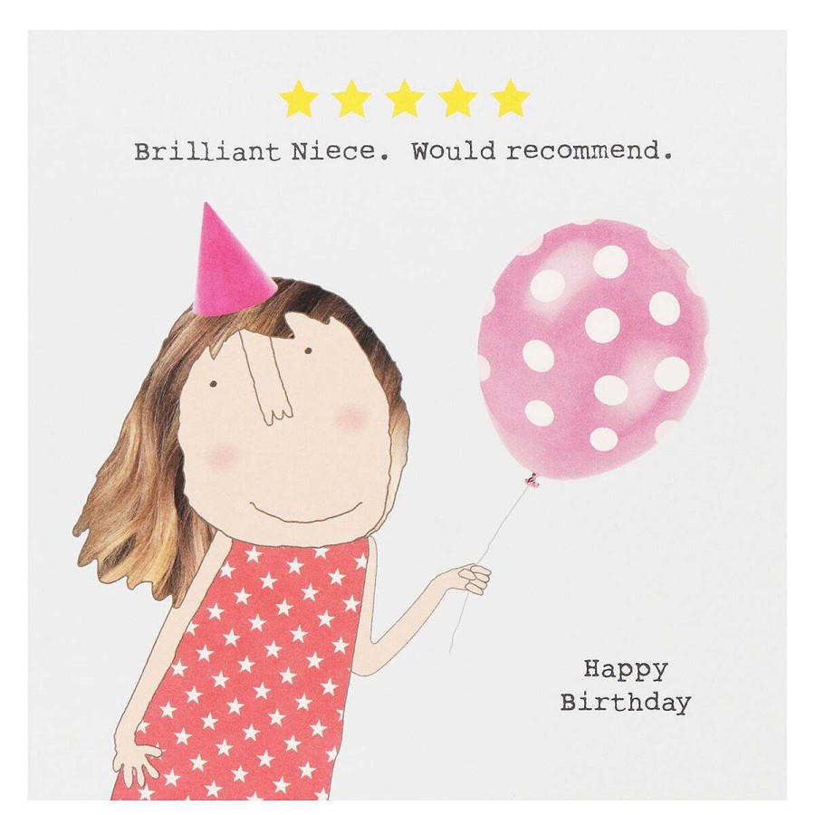 By Recipient | Rosie Made A Thing Rosie Made A Thing Five Star Niece Birthday Card