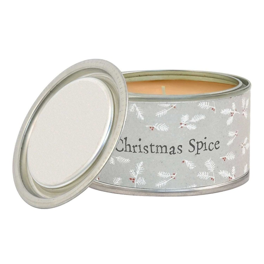 Tin Candles | East of India East Of India 'Christmas Spice' Christmas Candle